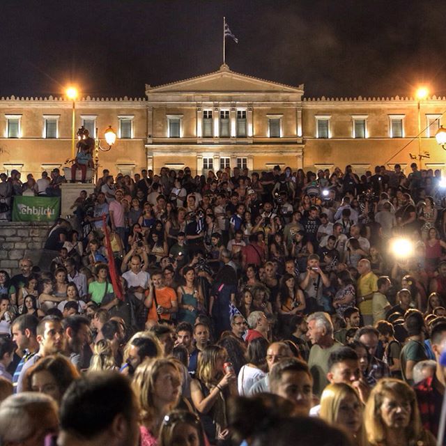 Фото 1 Греческое "нет" (OXI) "тройке" кредиторов: Афины после референдума