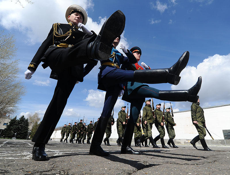 Фото 5 Репетиция Парада Победы-2015 в городах России