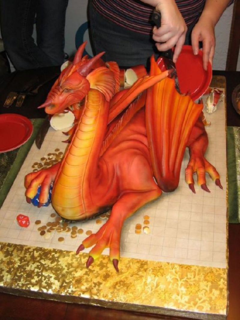 Торт-дракон