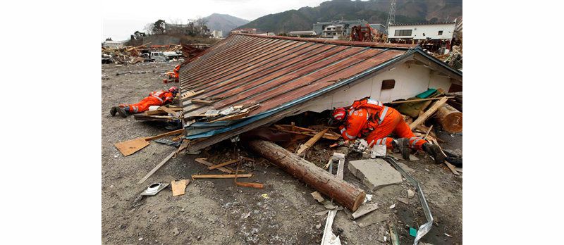 Фото 10 Ситуация в Японии: неутешительные кадры с места разбушевавшейся стихии