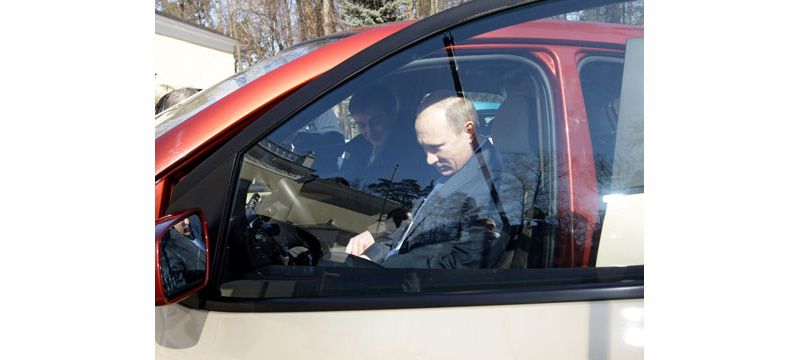 Фото 1 Путин опробовал Ё-мобиль
