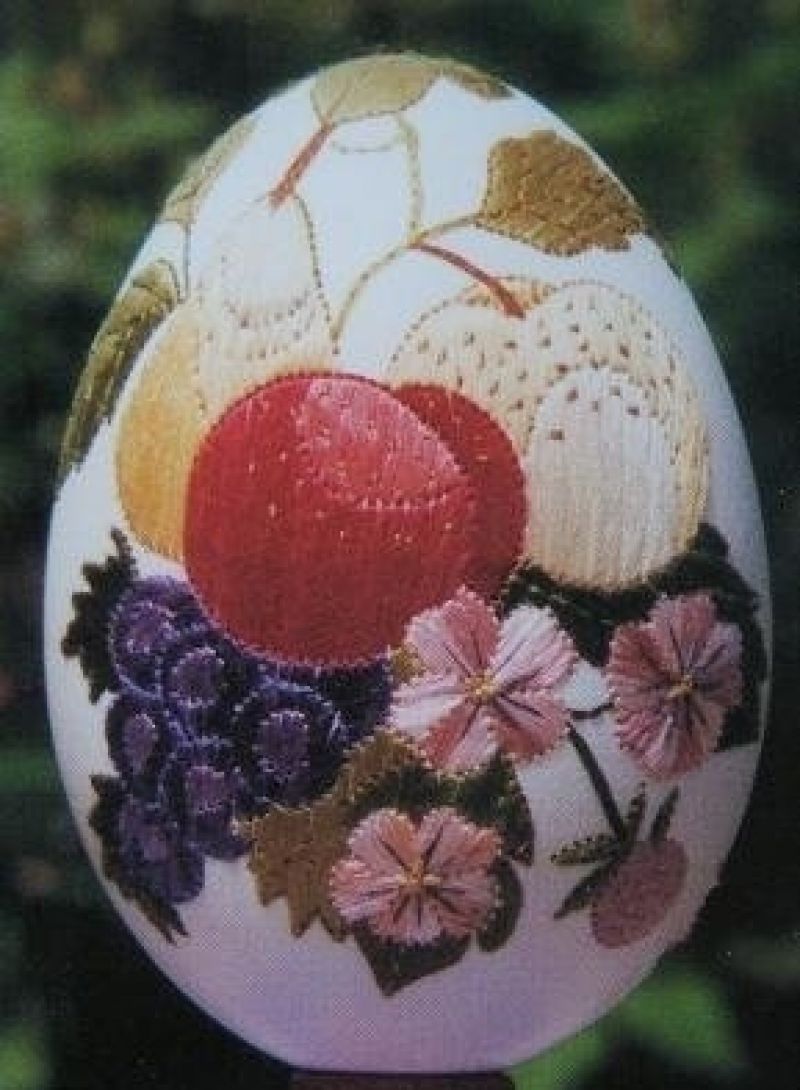 Вышивка на яйцах