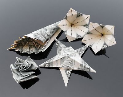 Оригами из долларов