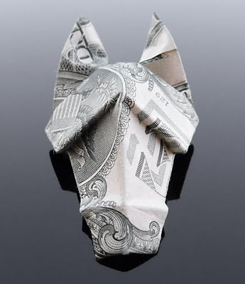 Оригами из долларов