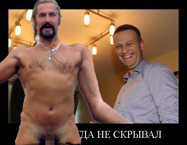 Фото 6 Карикатурные коллажи на тему поддельного фото Навального и Березовского