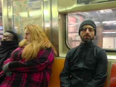 Сергей Брин путешествует на метро