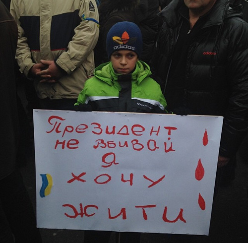 Фото 29 Плакаты "Евромайдана": о чем говорят активисты протеста