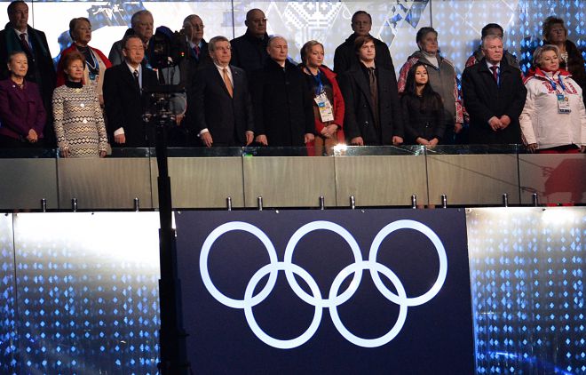 Фото 9 Церемония открытия XXII Олимпийских игр в Сочи