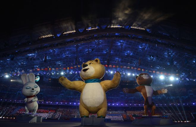 Фото 16 Церемония открытия XXII Олимпийских игр в Сочи