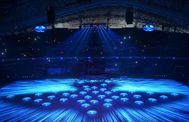 Фото 21 Церемония открытия XXII Олимпийских игр в Сочи