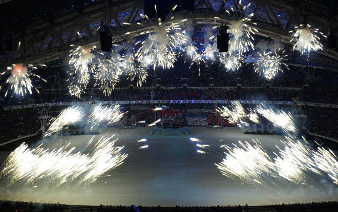 Фото 26 Церемония открытия XXII Олимпийских игр в Сочи