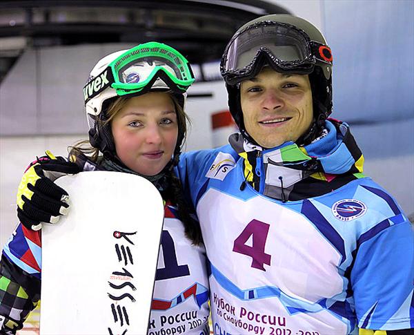 Алена Заварзина и Вик Уайлд (сноуборд)