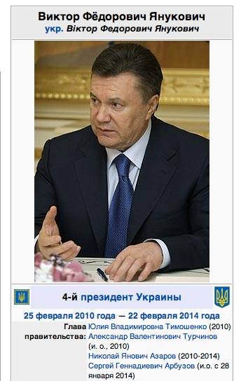 Исчезновение Януковича