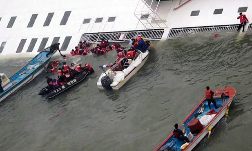 Фото 4 В Южной Корее затонул паром с пассажирами на борту