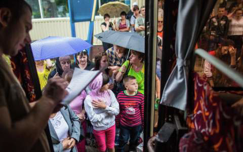 Фото 4 Как выглядят лагеря для беженцев с юго-востока Украины