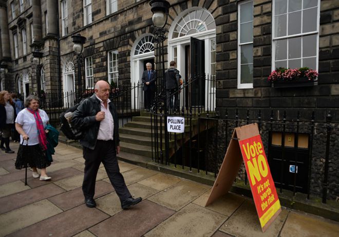 Фото 5 Как проходит референдум за независимость в Шотландии
