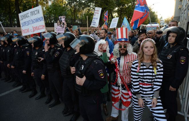 Фото 2 Чем "Марш мира" в Москве 21 сентября 2014 г. отличается от других акций оппозиции?