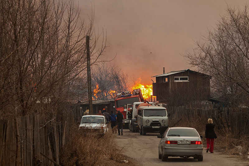 Фото 2 Пожары в Хакасии
