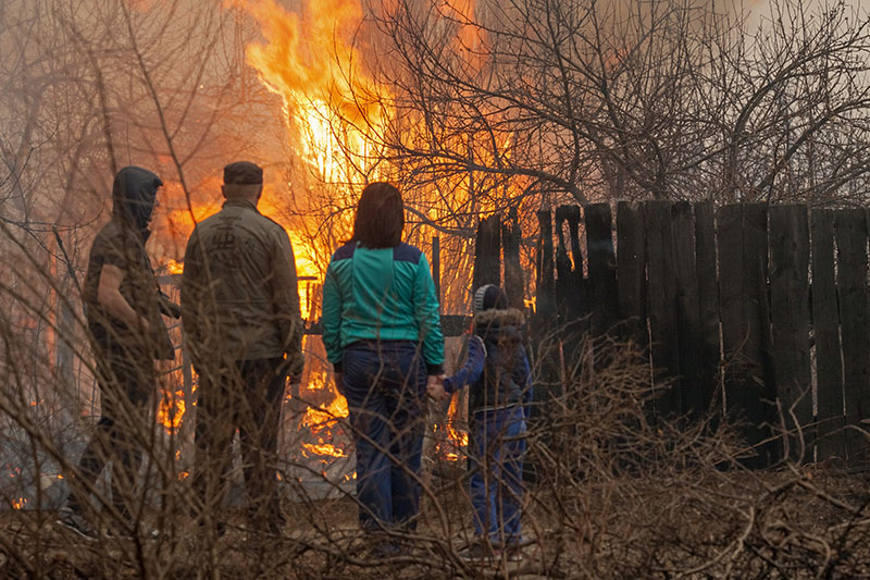 Фото 3 Пожары в Хакасии